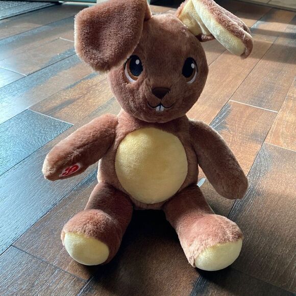 Build a Bear 2015 chocolate bunny posable ears - Picture 1 of 9
